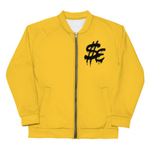 Load image into Gallery viewer, Yellow Bomber Jacket