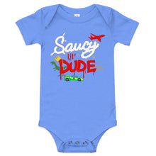Load image into Gallery viewer, Baby Saucy Lil Dude Onesie