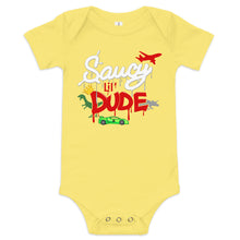 Load image into Gallery viewer, Baby Saucy Lil Dude Onesie