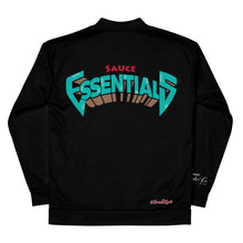 Load image into Gallery viewer, Black sauce Bomber Jacket
