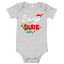 Load image into Gallery viewer, Baby Saucy Lil Dude Onesie
