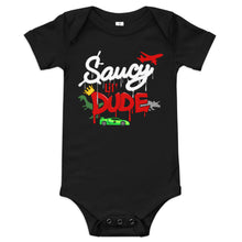 Load image into Gallery viewer, Baby Saucy Lil Dude Onesie
