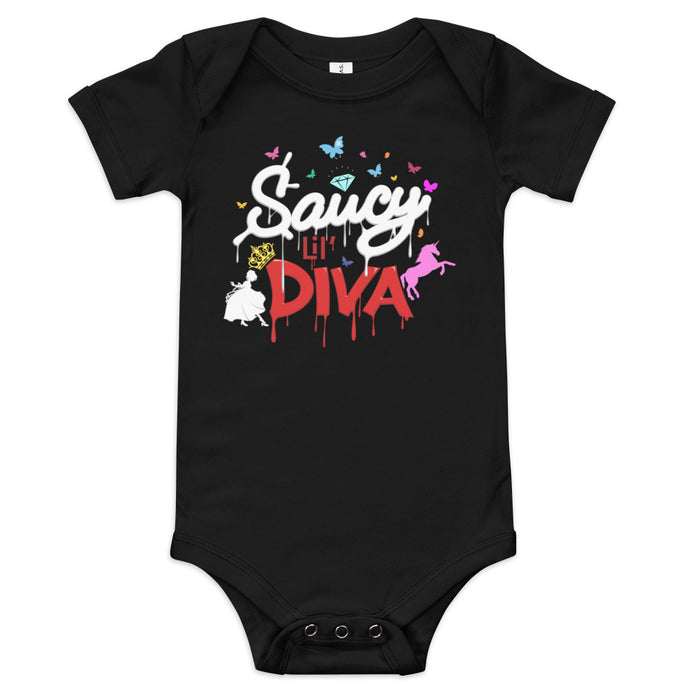 Baby Saucy Lil Diva Onesie