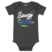 Load image into Gallery viewer, Baby Saucy Lil Dude Onesie
