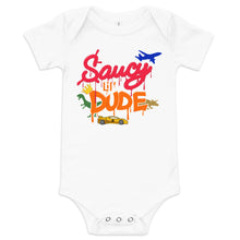 Load image into Gallery viewer, Baby Saucy Lil Dude Onesie
