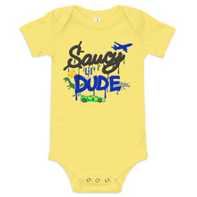 Load image into Gallery viewer, Baby Saucy Lil Dude Onesie
