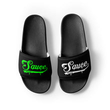 Load image into Gallery viewer, Black and Slime Sauce slides
